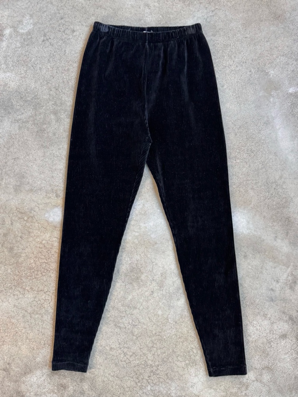 Vintage Jones New York Black Corduroy Leggings